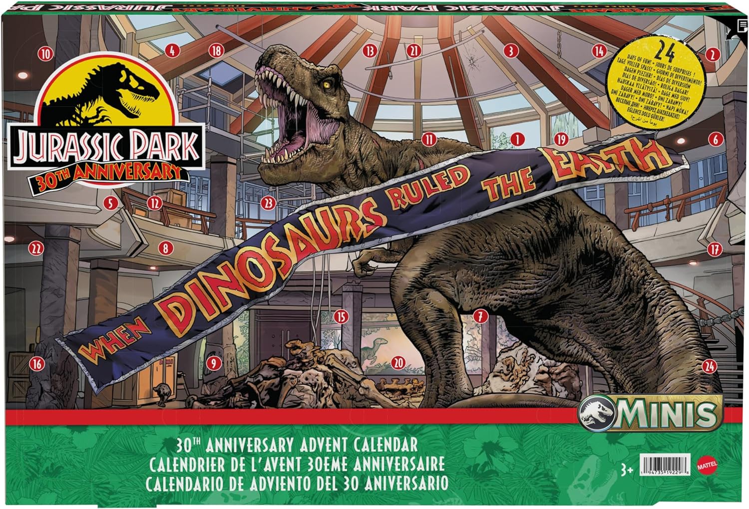 Mattel Jurassic World . Jubiläum Adventskalender