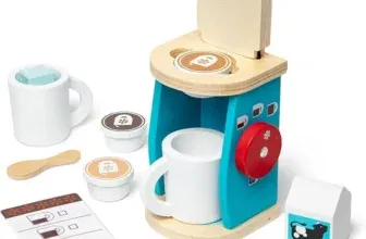 Melissa & Doug Holzset zum Brühen und Servieren von Kaffee