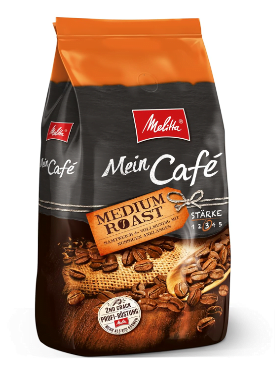 Melitta Mein Café Medium Roast Ganze Kaffee-Bohnen