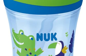 NUK Action Cup Trinkbecher Kinder im Chamäleon Effekt Design ( ml)