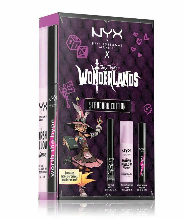 Nyx Professional Makeup Tiny Tina's Wonderland Standard Edition Geschenk Set Make Up ( Tlg.) + Sticker