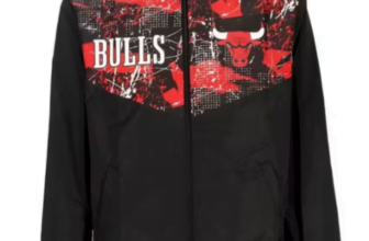 New Era AOP Panel Chicago Bulls Herren Trainingsjacke