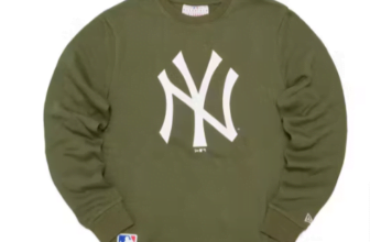 New Era Mlb Team Logo Crew Neck New York Yankees Sweatshirt