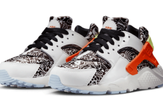 Nike Kinder Sneaker Huarache Run SE weiß schwarz Fussball Shop