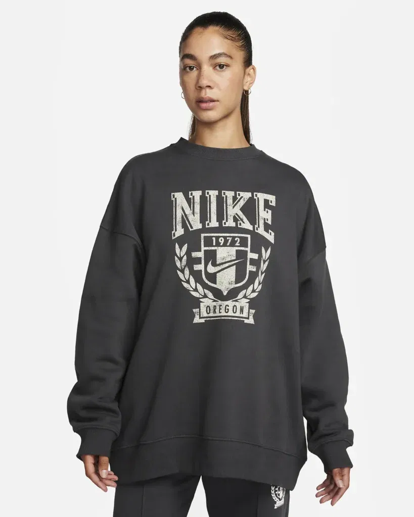 Nike Sportswear Extragroßes Damen Fleece-Sweatshirt 