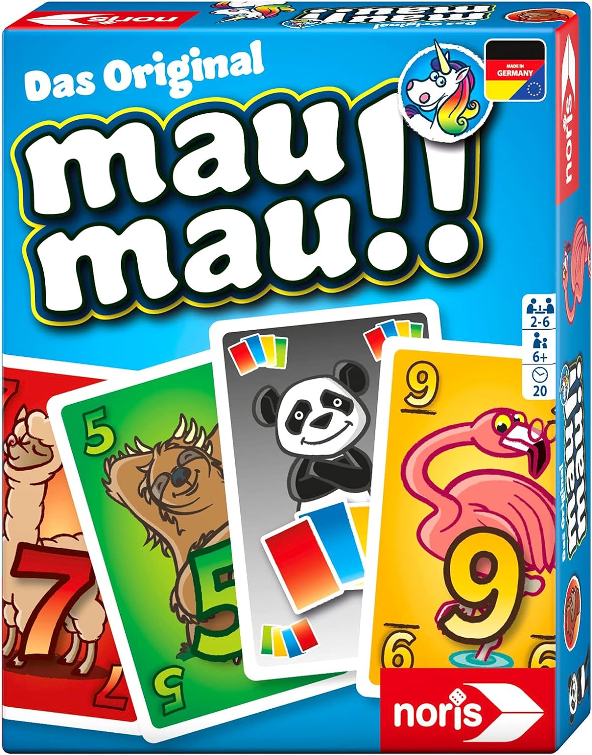 Noris Mau Mau Tiere, Das Weltbekannte Kartenspiel