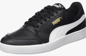 PUMA Unisex Adults Fashion Shoes SHUFFLE Trainers Sneakers PUMA BLACK PUMA WHITE PUMA TEAM GOLD Amazon de Fashion