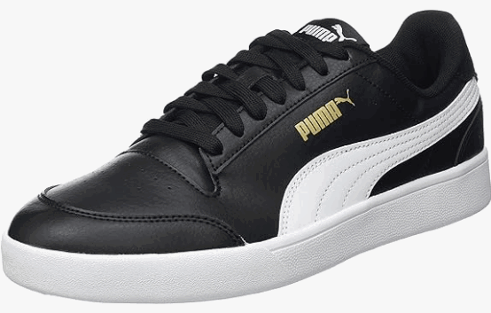 Puma Unisex Adults Fashion Shoes Shuffle Trainers Sneakers Puma Black Puma White Puma Team Gold Amazon De Fashion