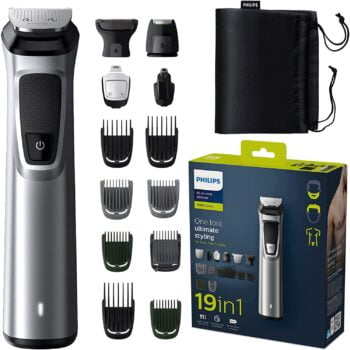 Philips Multigroom Serie in Bart Haarschneider (Gesicht, Haare und Körper mit DualCut Technologie (Modell MG )