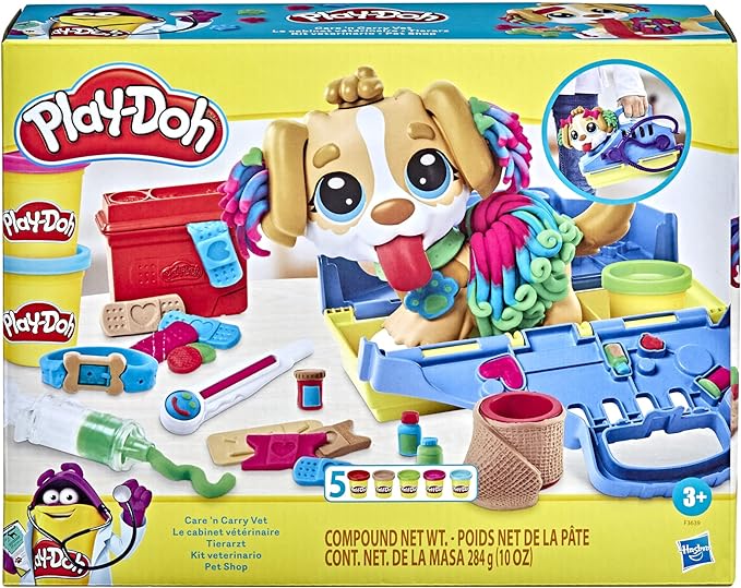 Play-Doh F3639 Tierarzt Spielset Mit Spielzeughund