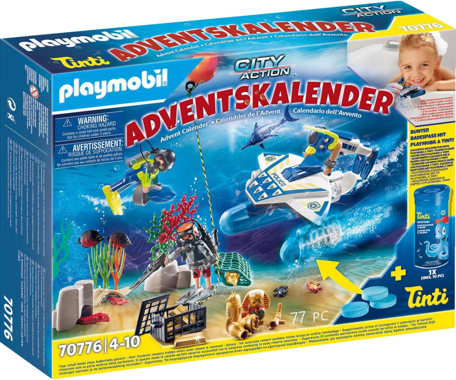 Playmobil Badespaß Polizeitaucheinsatz Adventskalender ()