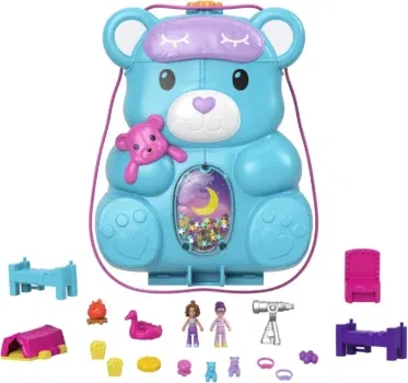 Polly Pocket HGC39 - Teddy Bär Handtaschen-Spielset