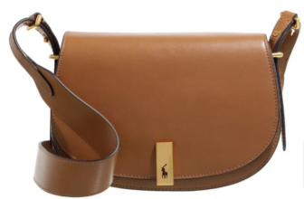 Polo Ralph Lauren Saddle Crossbody Medium Tan