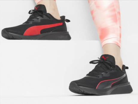 Puma Flyer Lite Mesh black for all time red