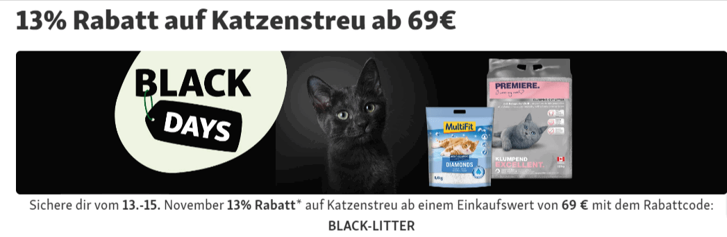 Rabatt Auf Katzenstreu