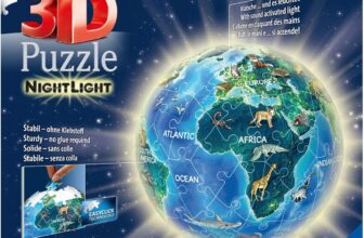 Ravensburger D Puzzle Erde im Nachtdesign Nachtlicht Puzzle Ball Teile