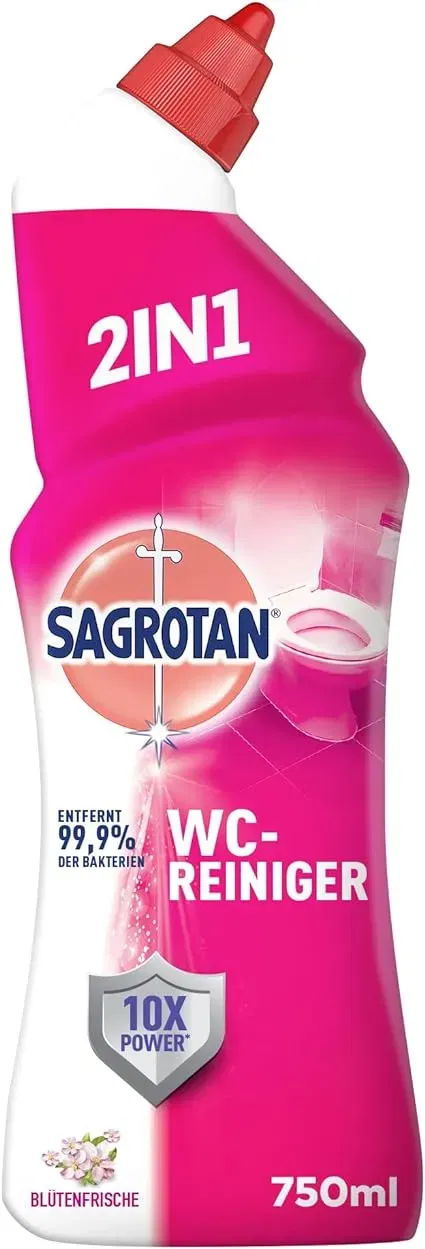 Sagrotan WC-Reiniger Blütenfrische 750 ml ab 2,23 € inkl. Prime-Versand