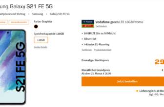 Samsung Galaxy S FE G + freenet Vodafone green LTE GB