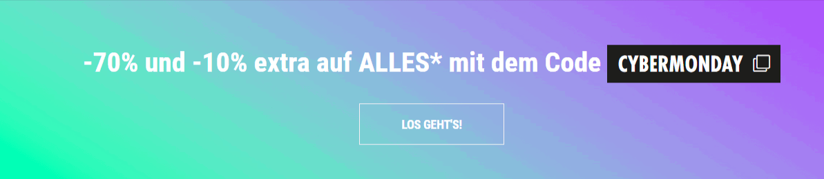 Sarenza Cyber Monday: bis zu 70 % Rabatt + 10 % Extra-Rabatt auf viele ausgewählte Artikel (130 € MBW)