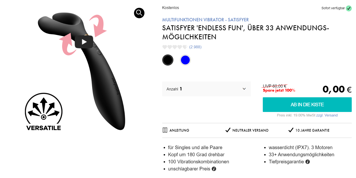 Satisfyer Endless Fun