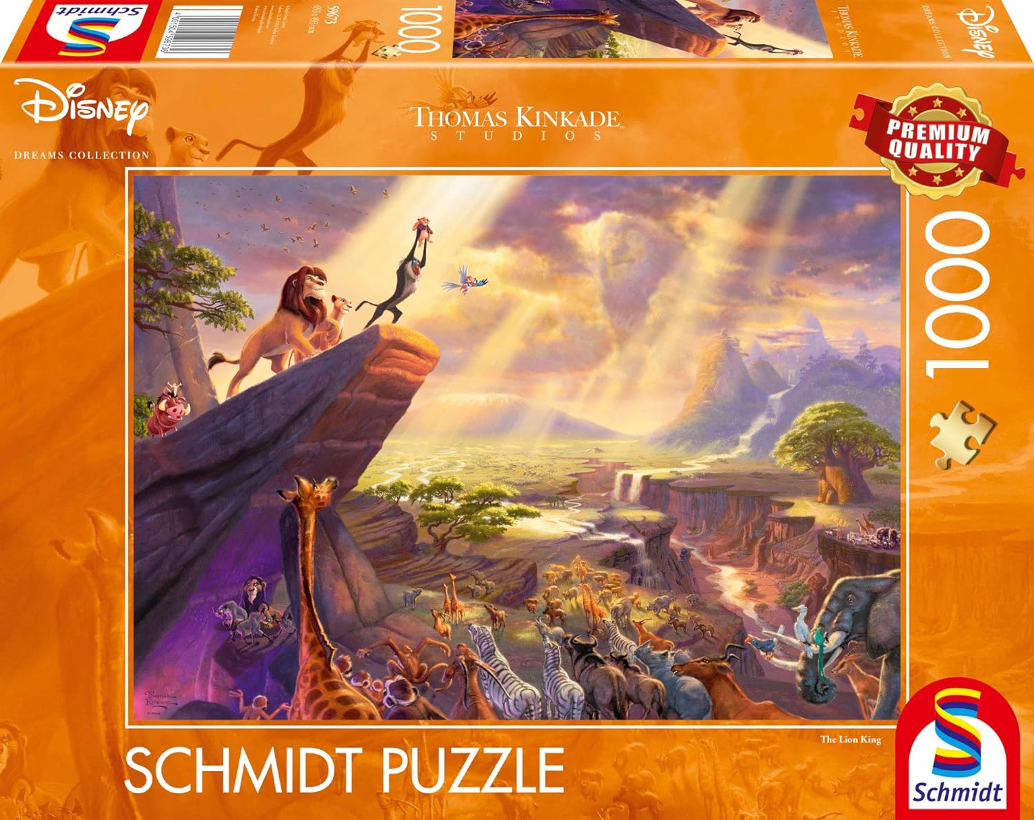 Schmidt Spiele Thomas Kinkade Disney König Der Löwen Puzzle