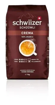 Schwiizer Schüümli Crema Ganze Kaffeebohnen