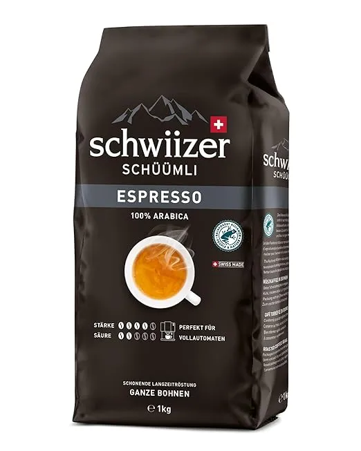 Schnäppchen, Deals und Rabattcodes des Tages - Schwiizer Schueuemli Espresso Ganze Kaffeebohnen