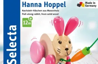 Selecta 62023 Hanna Hoppel - Schiebe-und Nachziehspielzeug