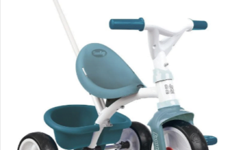 Smoby Be Move rosa Kinderdreirad mit Schubstange Sitz mit Sicherheitsgurt Metallrahmen Pedal Freilauf für Kinder ab Monaten Amazon de Spielzeug