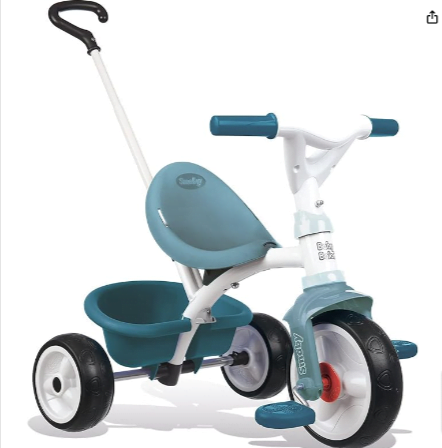 Smoby – Be Move blau – Kinderdreirad mit Schubstange (blau oder rosa) für 34,99 € inkl. Versand