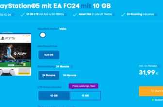 Sony PlayStation Digital Edition mit EA Sports FC + Allnet XL mit GB LTE