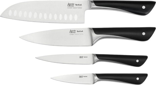 Tefal Jamie Oliver er Messerset (Kochmesser, Santokumesser, Universalmesser, Schälmesser)