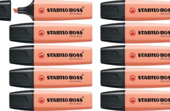 Textmarker STABILO BOSS ORIGINAL Pastel er Pack cremige Pfirsichfarbe