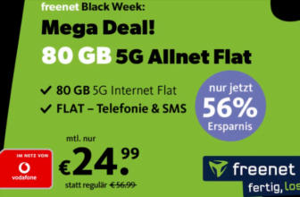 Vodafone Netz GB G Tarif von freenet für mtl € mit Mbit s VoLTE WLAN Call Allnet SMS Flat