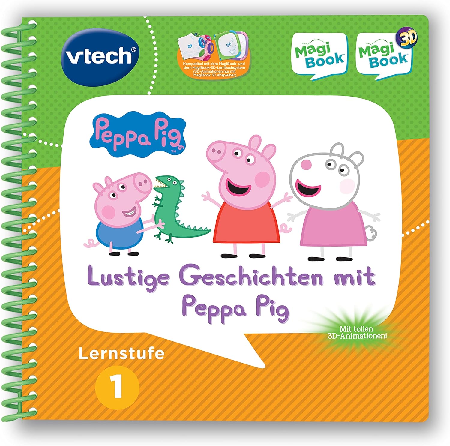 Vtech Magibook Lernstufe Lustige Geschichten Mit Peppa Pig Lernbuch