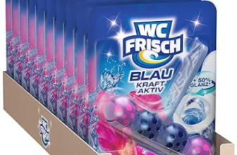 WC Frisch Kraft Aktiv Blauspüler Blüten Frische er Pack WC Reiniger mit innovativer Geruchs Stopp Formel Duftsteine für extra Frische und eine sichtbare Reinigung Amazon de Drogerie Körperpflege