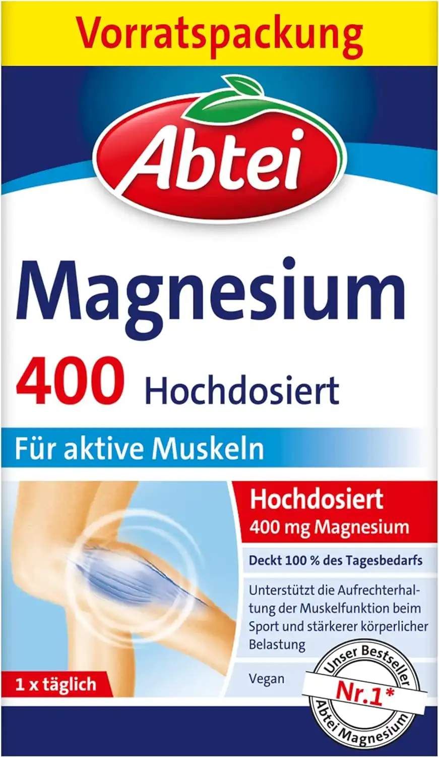 Abtei Magnesium 400 (90 Tabletten)