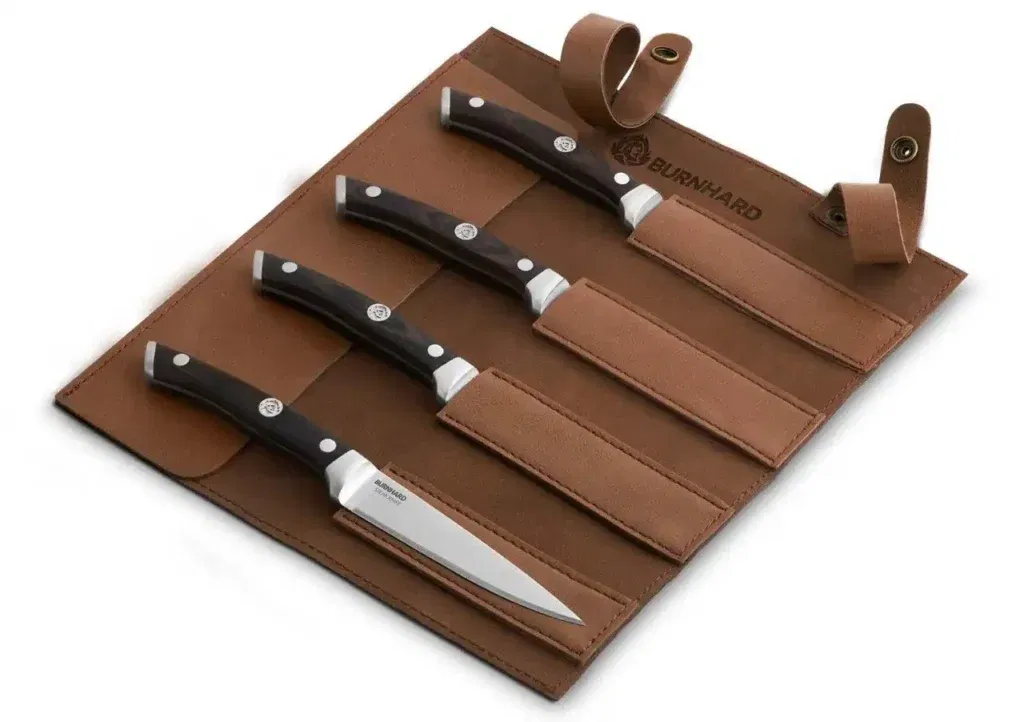 Burnhard Steakmesser-Set Mit Pakka-Holzgriff (4-Teilig) Für 35,47 € Inkl. Versand Statt 44,90 € 🍽️