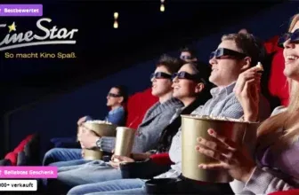 Spare bis zu 59% bei CineStar: Bis zu 10 Kinogutscheine ab 5,50€ pro Ticket