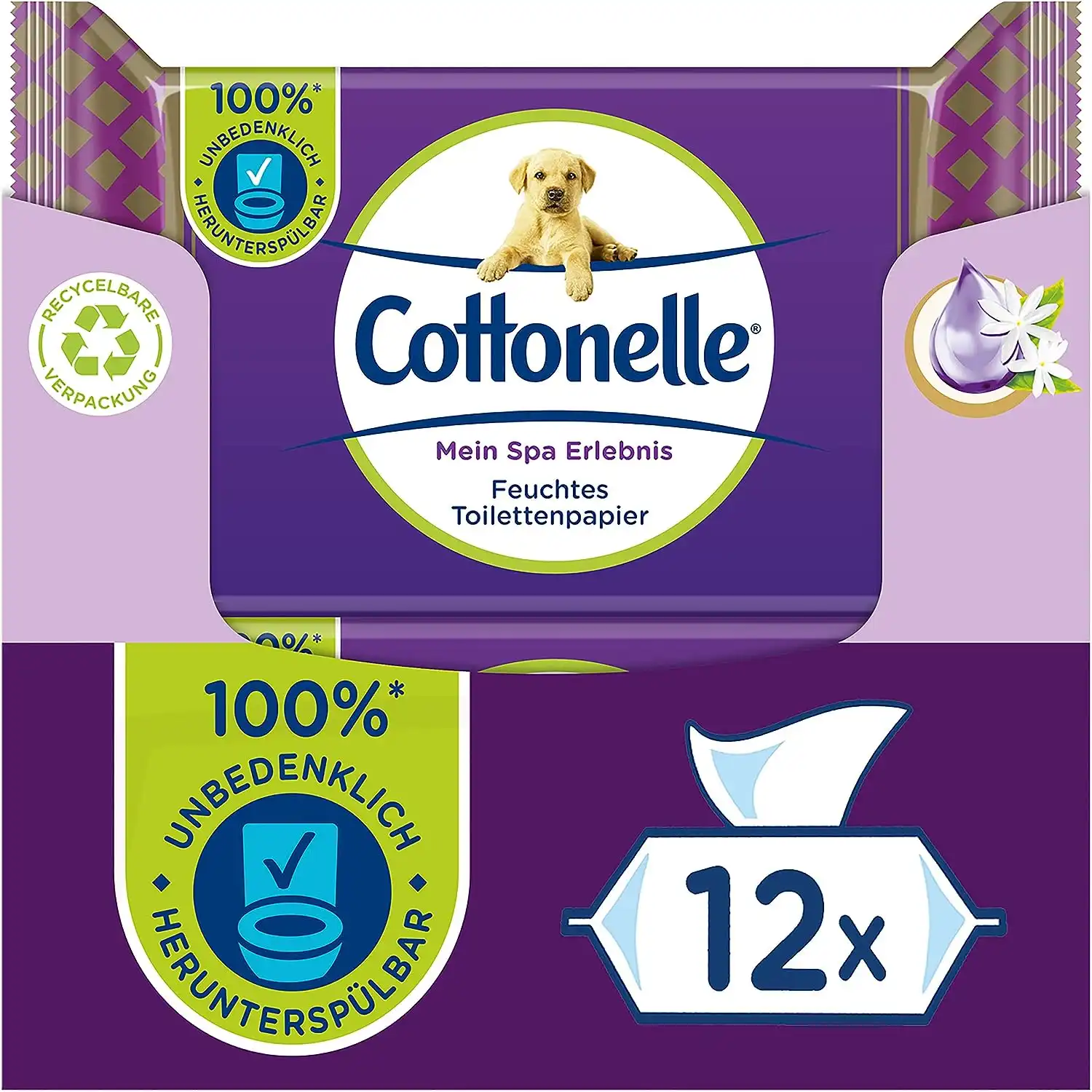 Cottonelle Feuchtes Toilettenpapier Seide und Jasmin 12er Pack ab 9,63 € inkl. Prime-Versand statt 17,70€