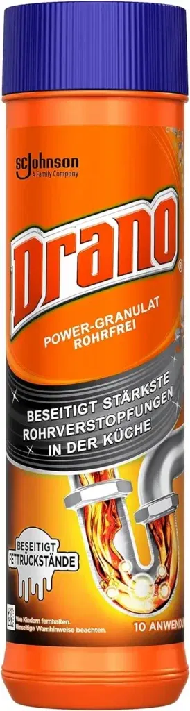 Drano Power-Granulat Rohrfrei Abflussreiniger, 500G Für 2,39 € Inkl. Prime-Versand Statt 3,69 €