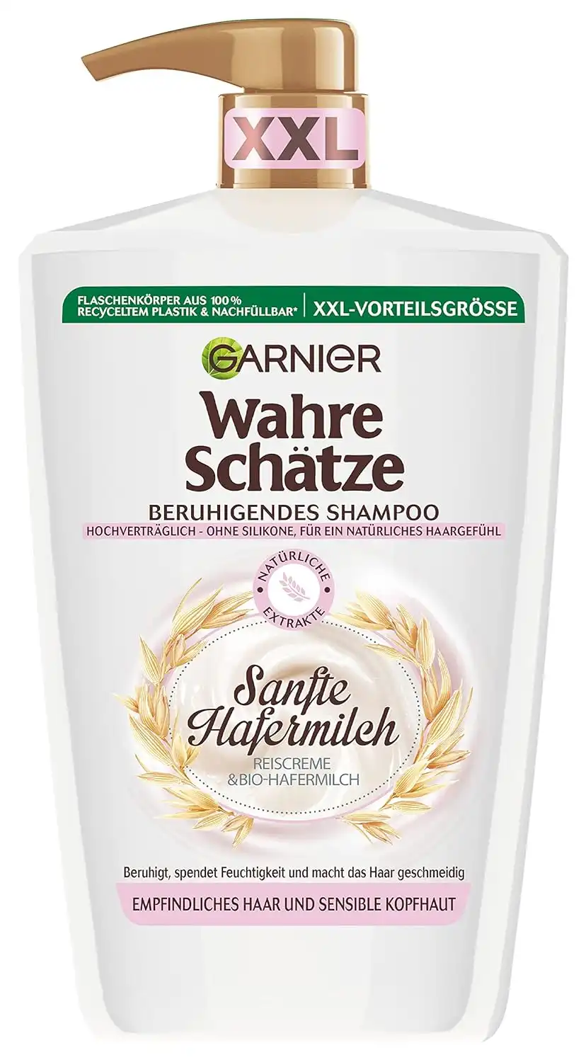 Garnier Wahre Schätze Beruhigendes Shampoo Sanfte Hafermilch ab 5,99 € inkl. Prime-Versand