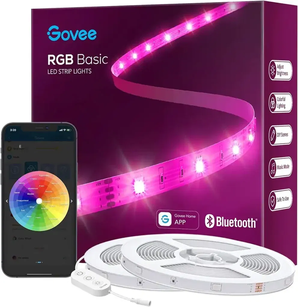 Govee Rgb Basic Led Strip 20M, Bluetooth Led Streifen Für 14,99 € Inkl. Versand Statt 29,99 €