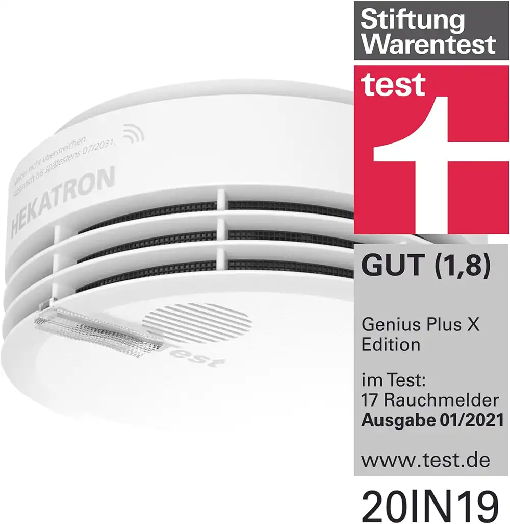 Hekatron Rauchmelder Genius Plus X – Edition 2021 für 26,99 € inkl. Prime-Versand statt 37,99 € 🔥
