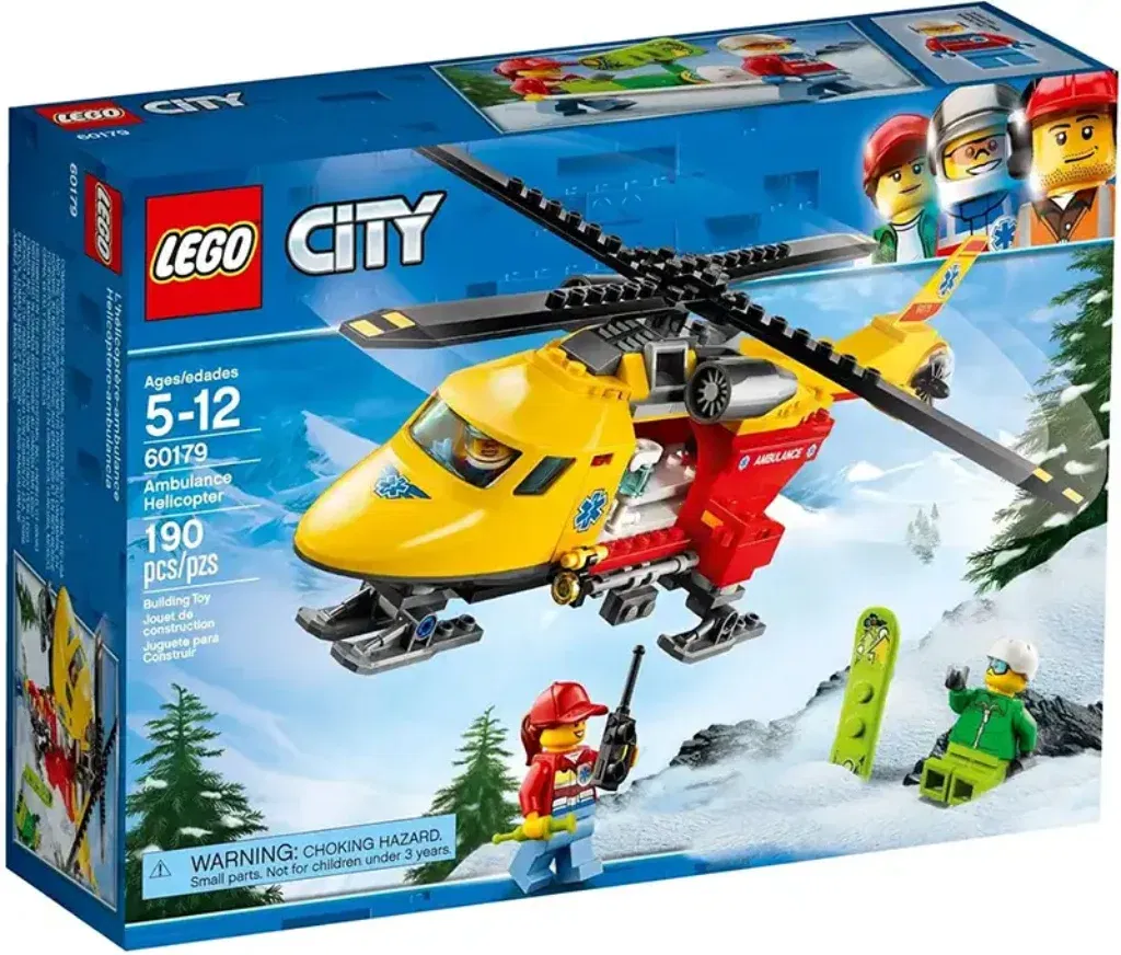 Lego 60179 City Great Vehicles Rettungshubschrauber Für 36,99€ Inkl. Prime-Versand Statt 55,89€