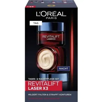 L'Oréal Paris Gesichtspflege Set Revitalift Laser X3 (Tag & Nacht) für 18,99 € inkl. Versand statt 31,50 € 💆‍♀️