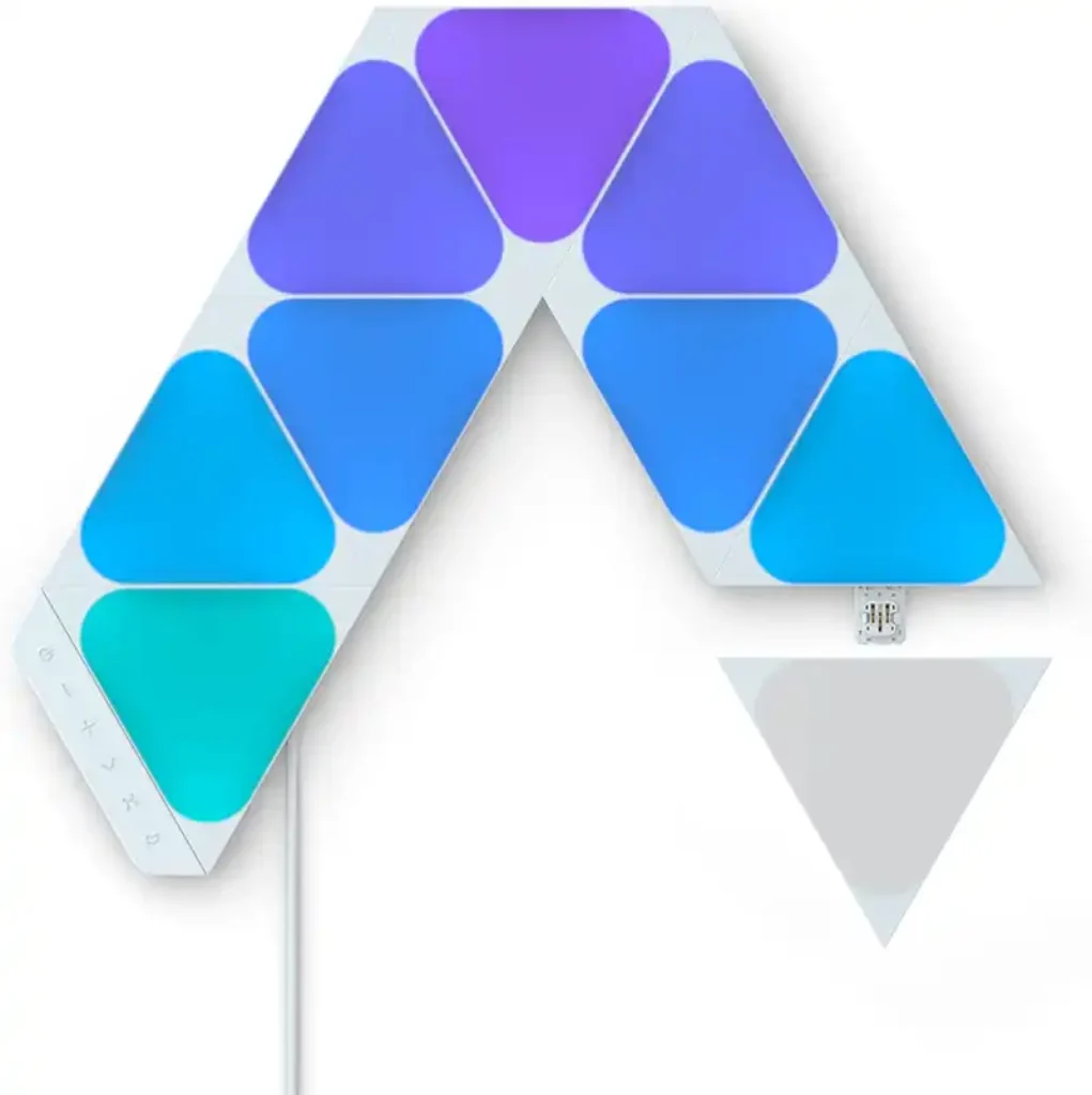 Nanoleaf Shapes Mini Triangle Starter Kit (9 Smarten Dreieckigen Mini Led Panels) Für 89,99 € Inkl. Versand Statt 111,99 € 🌟