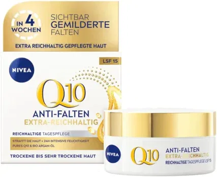 NIVEA Q10 Anti-Falten Extra-Reichhaltig Tagespflege (50 ml) für 9,59€ inkl. Prime-Versand statt 11,95€ 🧴