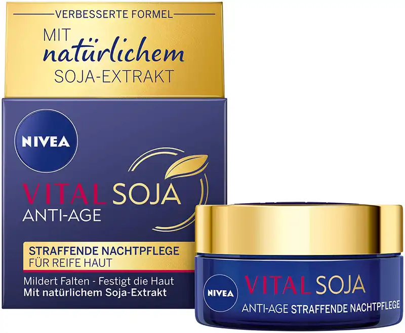 NIVEA VITAL Soja Anti-Age Straffende Nachtpflege ab 7,79 € inkl. Prime-Versand statt 12,45€