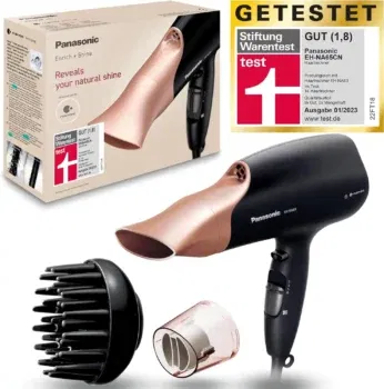 Panasonic EH-NA65CN Nanoe Haartrockner in Roségold für 64,99 € inkl. Prime-Versand statt 89,99 €